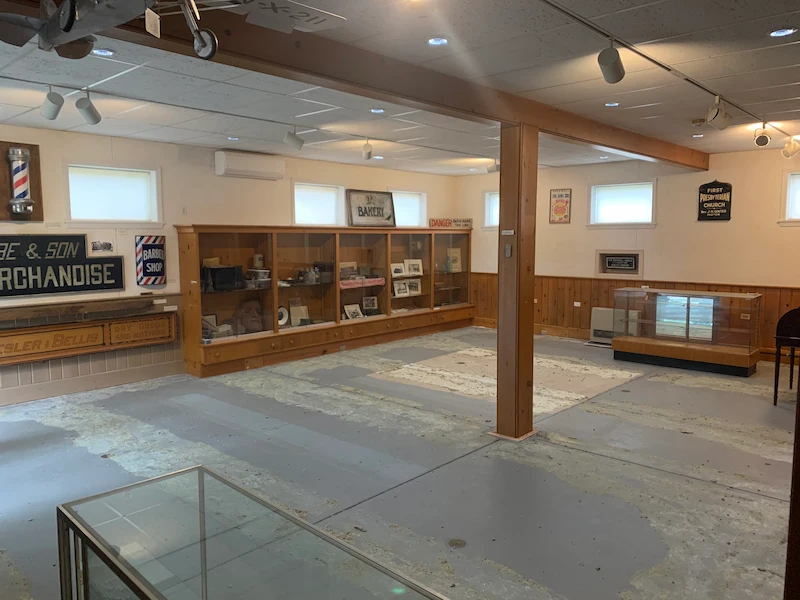 A clean, finished concrete floor after commercial carpet removal in Edison, New Jersey.