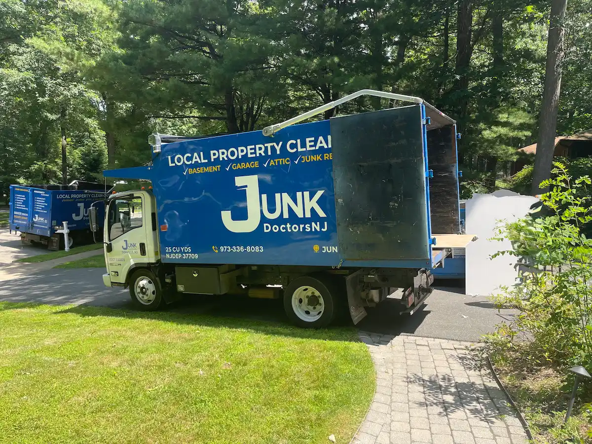Estate cleanout pricing truck capacity example in New Jersey